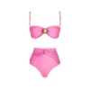 Bikini Rose taille haute  | Willia
