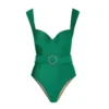 Maillot de bain une pièce vert push up | Xylena